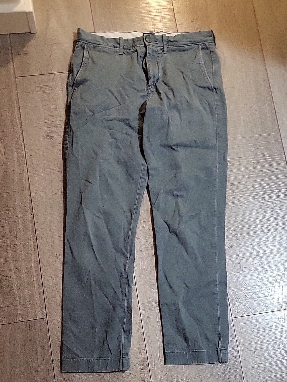 J. Crew Men's Chinos in Slate Gray-Green